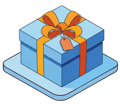 Ilustración de un regalo