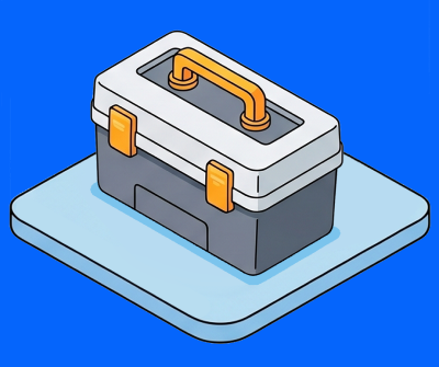 Ilustración de una caja de herramientas